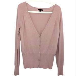 RW&Co. Cardigan Light Pink Size Medium